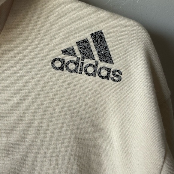 Men’s Adidas Cream Light Sweatshirt - Picture 3 of 6